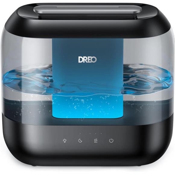 Humidifiers for Bedroom, Top Fill 4L Supersized Cool Mist Humidifier - Picture 1 of 8